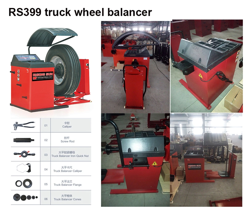 Supporting Sample Truck Wheel Balancing Equipment for Garage