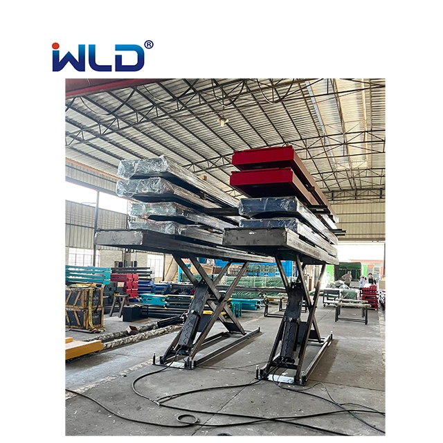 Wld-Gq450h Hydraulic 4500kg Car Auto Elevator Portable MID Rise Scissor Lift Price