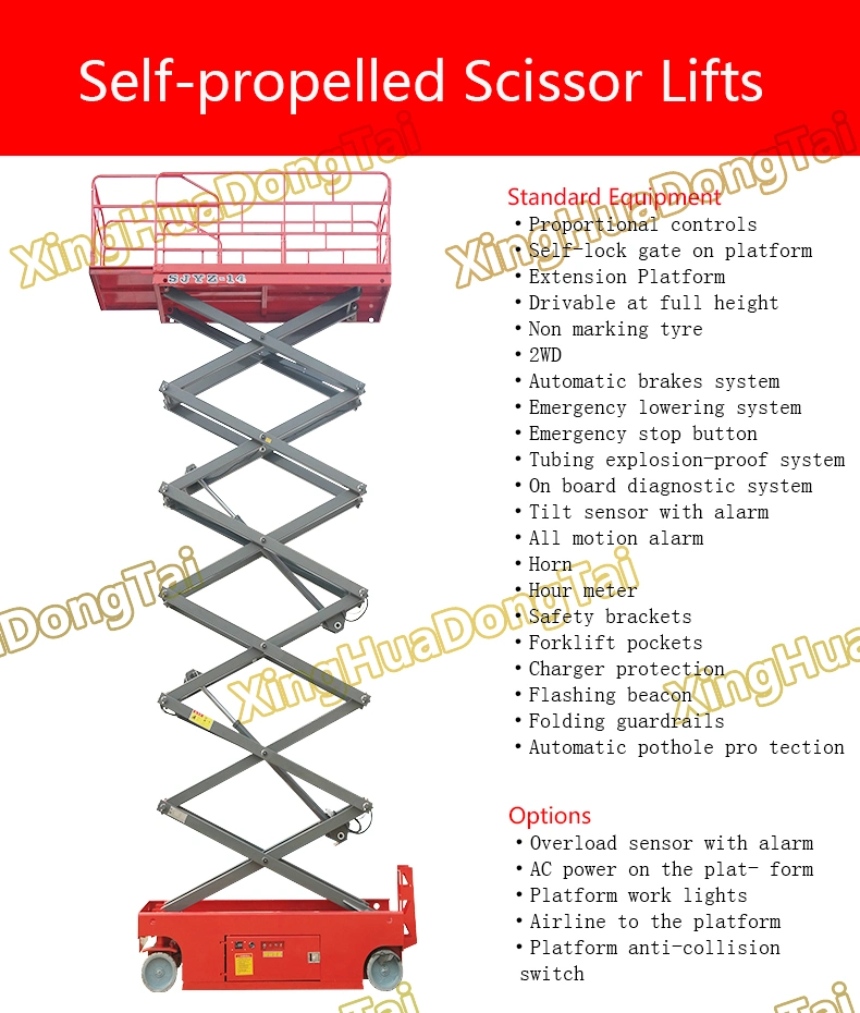 Hydraulic Double Platform Scissor Car Lift for Home Garage or Parking