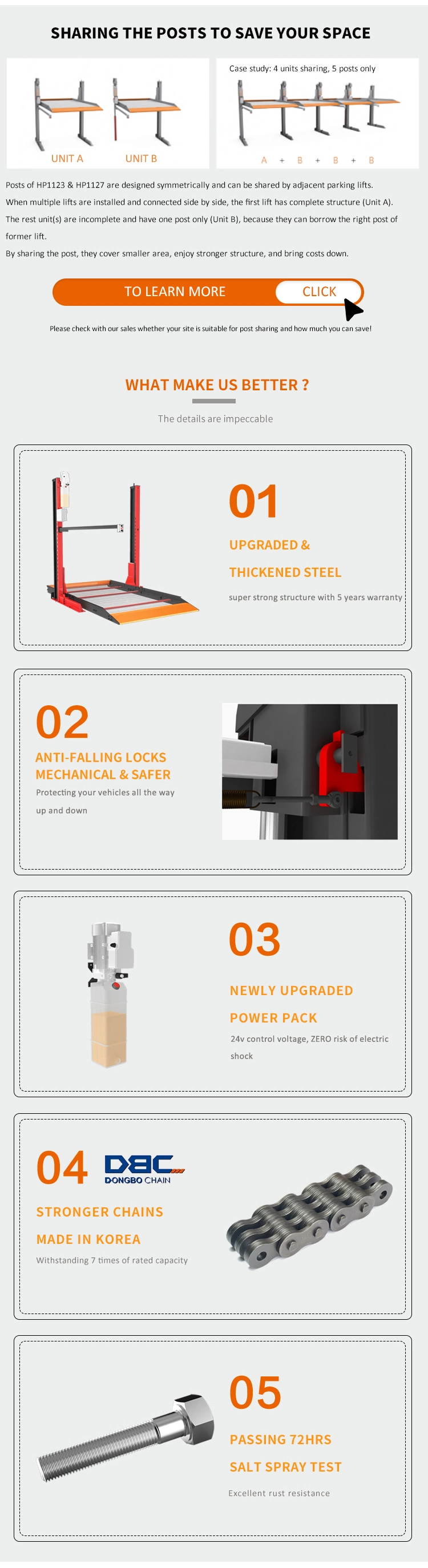 TUV 2 High Stacker Parking Lift 2 Post Car Parking System