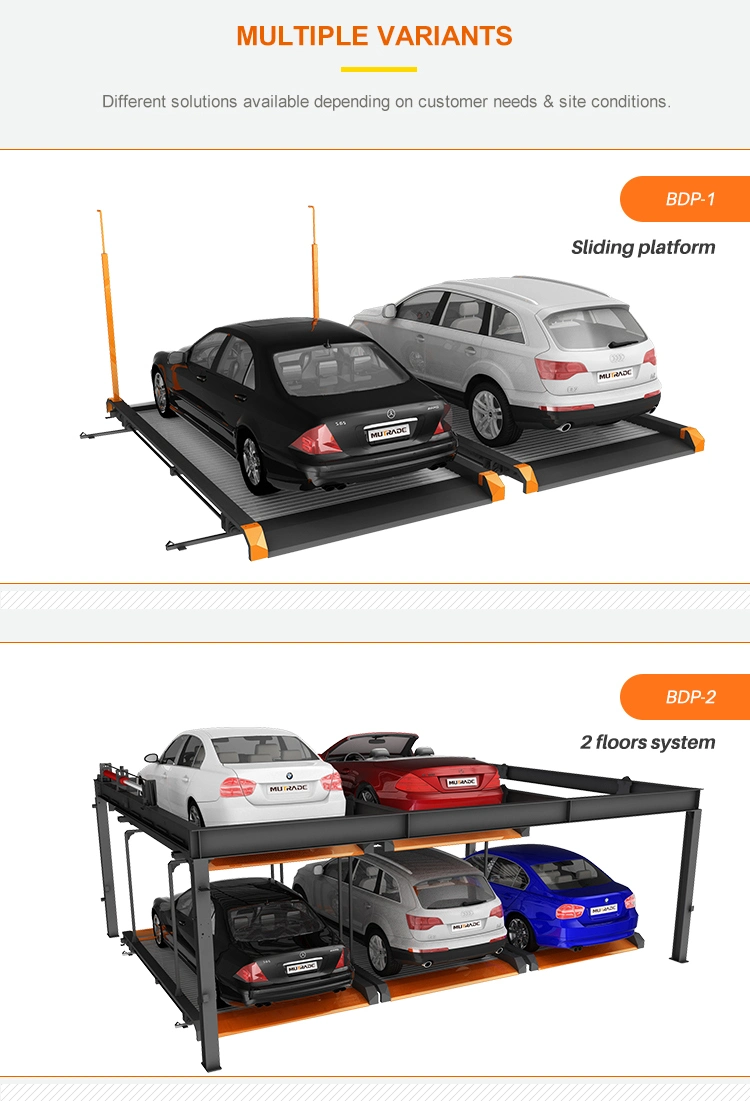 SUV Parking Hydraulic Garage Equipment Semi-Automatic Puzzle Parking System