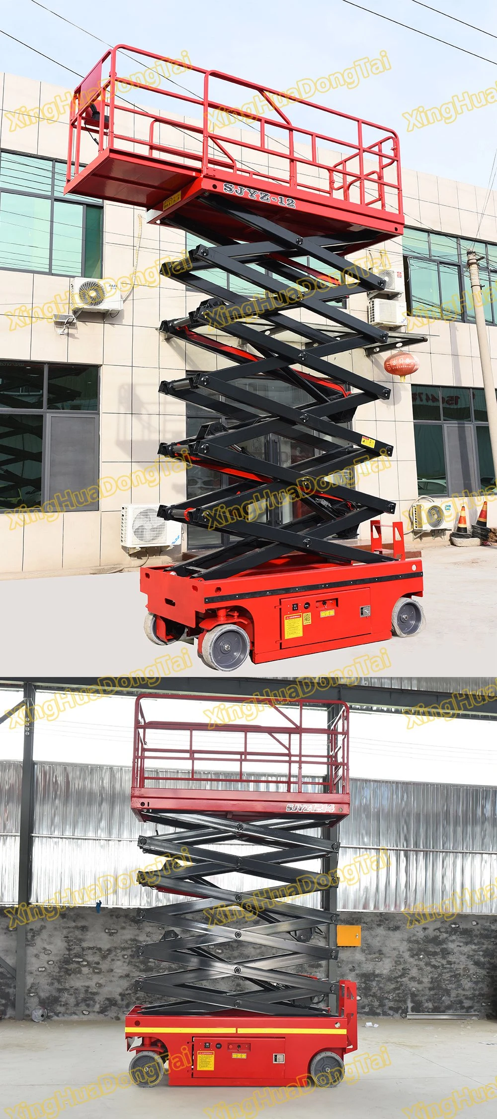 Hydraulic Double Platform Scissor Car Lift for Home Garage or Parking